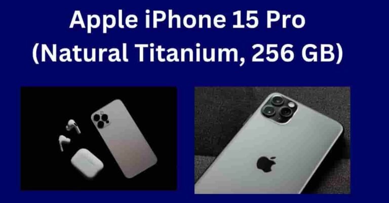 Apple iPhone 15 Pro (Natural Titanium, 256 GB)